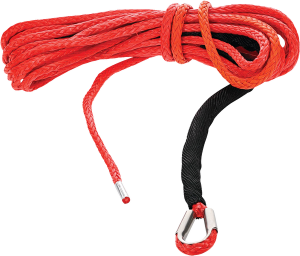 Synthetic Rope For Winch Red