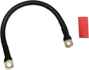 Battery Cable With Optional Shrink Tube Black, 1, nordicamoto.ro