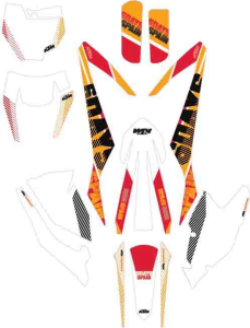 SPAIN SIX DAYS GRAPHICS KIT, 1, nordicamoto.ro