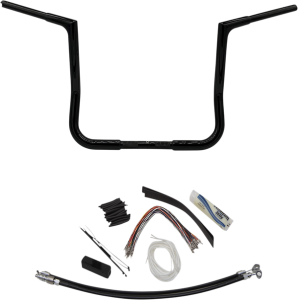 1-1/4(r) Ez Install Flat Top Handlebar Kit Black