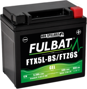 FULBAT FTX5L-BS GEL gélakkumulátor, nordicamoto.ro