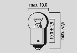 Replacement Bulb 12v-21w Clear, 2, nordicamoto.ro