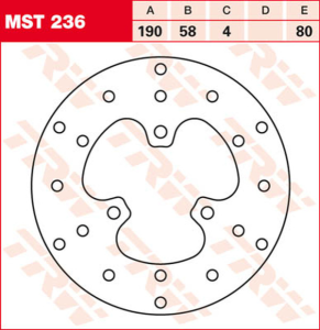 Round Fixed Brake Rotor Up To 219mm, 2, nordicamoto.ro