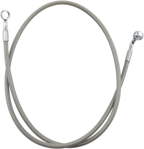 Extended Length Brake Line Silver