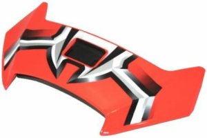 SHOEI XSPR3 sisak felső szellőzőnyílás-kiegészítő – fekete/piros/szürke, 1, nordicamoto.ro