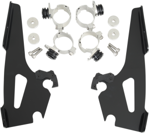 Fats/slim Windshield Trigger-lock Complete Mount Kit Black, 1, nordicamoto.ro