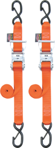1-1/2(r) Ratchet With Safety Latch Hooks Orange, 1, nordicamoto.ro