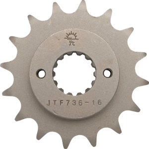 JT SPROCKETS ellen tengely elülső lánckerék, természetes színű , nordicamoto.ro