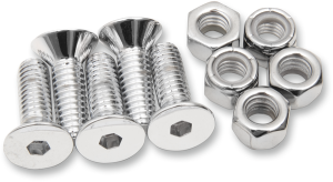 Rotor, Sprocket And Belt Mounting Hardware Kit Silver, 1, nordicamoto.ro