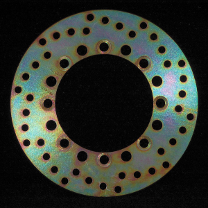 Round D-series Fixed Offroad Brake Rotor Gold, Zinc, 1, nordicamoto.ro