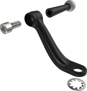 Under Mirror Stem Device Mount Black 