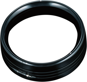 7(r) Headlight Trim Rings Black, 2, nordicamoto.ro