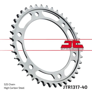 JT SPROCKETS hátsó lánckerék, természetes színű , nordicamoto.ro