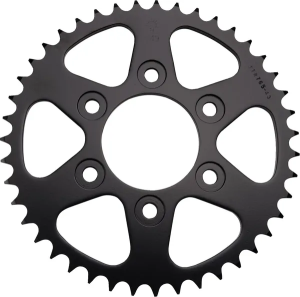 JT SPROCKETS Acél hátsó lánckerék, fekete , nordicamoto.ro
