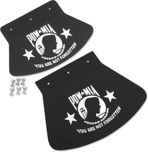 Medium Mud Flap Black, White, 2, nordicamoto.ro
