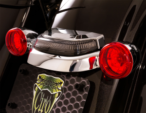 Crown Taillight With Lightstrike Technology Chrome, 2, nordicamoto.ro