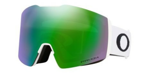 Oakley Fall Line L matt fehér/Prizm JadeGBL motoros síszemüveg, nordicamoto.ro