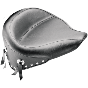 Wide Vintage Solo Seat Black