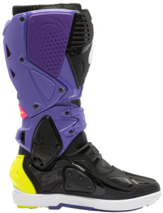 Sidi MX/Enduro Crossfire 3 SRS csizma, lila/fekete/fluoreszkáló sárga, lila / lila, 46-os méret, 3, nordicamoto.ro