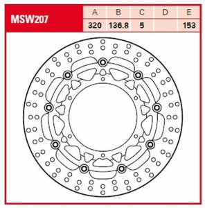 Round Floating Brake Rotor Titan