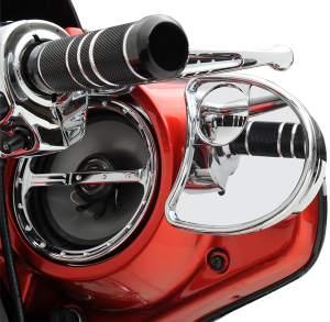 Fairing Mount Mirrors Silver, Chrome, 2, nordicamoto.ro