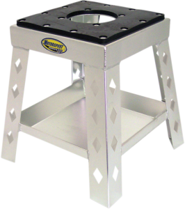 Mini/super Moto Stand Anodized, Silver