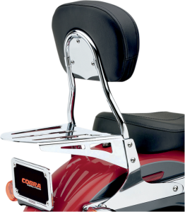 Round Sissy Bar Black
