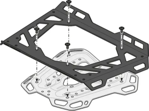 Adventure Rack porfestett fekete, 4, nordicamoto.ro