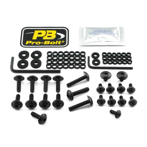Fairing Bolt Kit For Yamaha Black