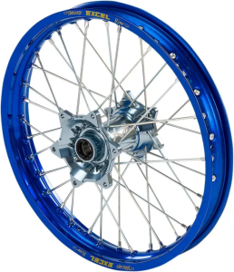 Elite Mx-en felni, ezüst és kék küllők, ezüst, 1, nordicamoto.ro