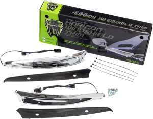 Horizon Led Lighted Windshield Trim Chrome, 3, nordicamoto.ro