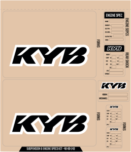 Suspension And Specs Graphic Kit Black, 1, nordicamoto.ro