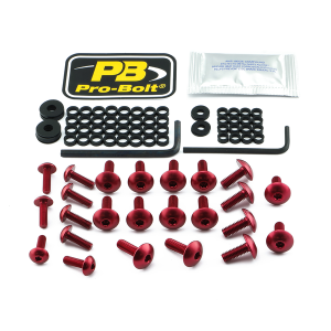 Fairing Bolt Kit For Honda Red