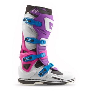 Cizme Mx/Enduro Gaerne SG-22 Limited Edition White/Black/Blue, 4, nordicamoto.ro