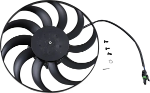 Nagy teljesítményű hűtőventilátor, fekete 