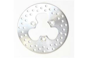 Round D-series Fixed Offroad Brake Rotor Gold, Polished Steel, Stainless Steel, Zinc, 1, nordicamoto.ro