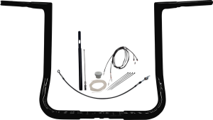 1-1/4(r) Ez Install Flat Top Handlebar Kit Black, 2, nordicamoto.ro