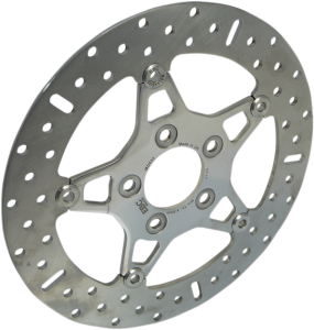 Floating Brake Rotor Silver, Stainless Steel
