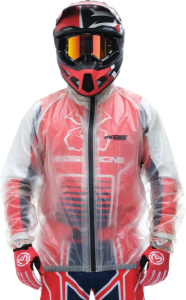 MOOSE RACING Clear Rain Jacket Clear 