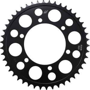 Lightweight Steel Sprocket Black, Zinc, 1, nordicamoto.ro