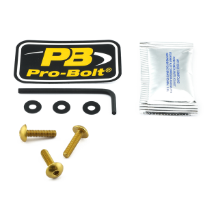 Screen Bolt Aluminium Gold