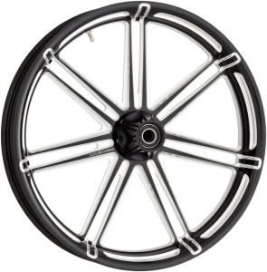7-valve Forged Aluminum Wheel Black, 1, nordicamoto.ro
