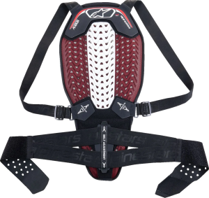 Alpinestars Nucleon hátsó védőelem, fekete/piros/fehér