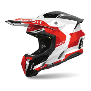 Airoh Twist 3 Fancy motokrossz sisak, fényes piros, 2, nordicamoto.ro