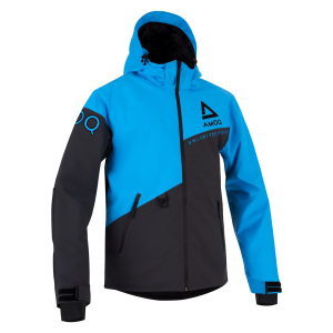 AMOQ Orbit V2 kabát 20K sötét szürke/égkék/fekete 2XL