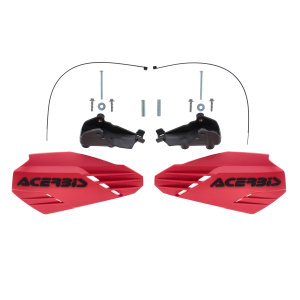 Acerbis K-Linear kézvédő a Gas Gas EC/EX/MC 21'-27' és a Husqvarna FE/TE 22'-24' modellekhez, piros/fekete, 4, nordicamoto.ro