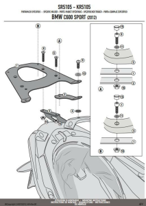 Cadru Principal Kappa BMW C 600 SPORT '12-'15, 1, nordicamoto.ro