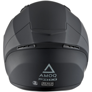 AMOQ FI100 Solid Matt fekete M méretű sisak, 3, nordicamoto.ro