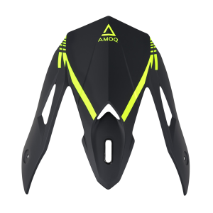 AMOQ Meteor V2 Peak Fekete/HiVis, nordicamoto.ro