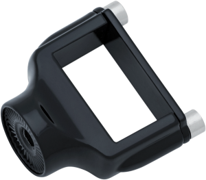 Side-mount License Plate Mount Clamp Gloss Black, 1, nordicamoto.ro